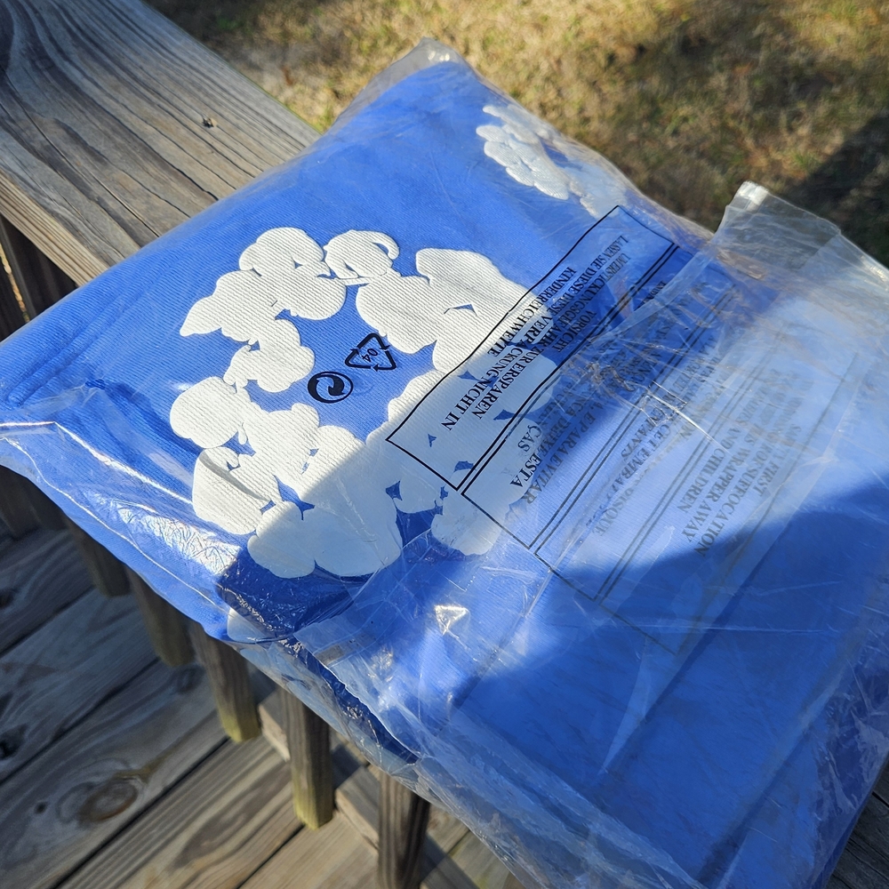 Blue Jacket with White Accents